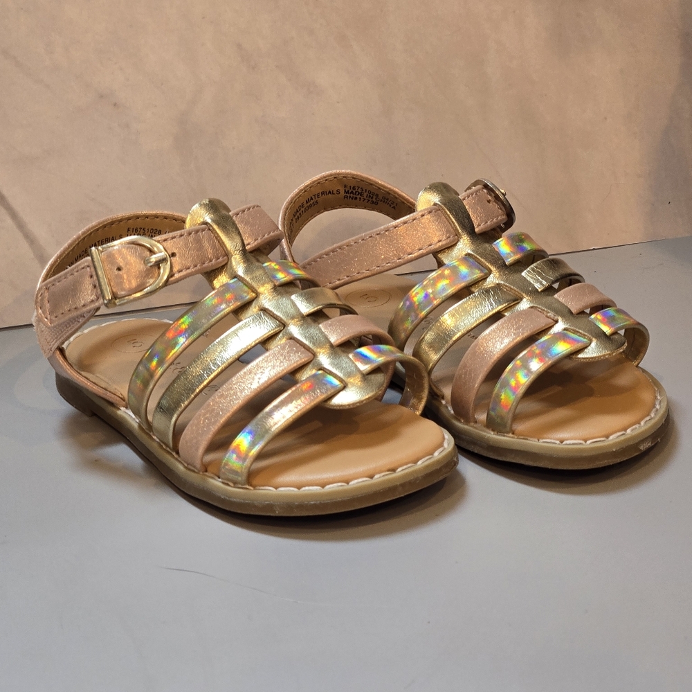 Cat & Jack‎ Toddler Girls' Shanel Ankle Strap Sandals Size 5